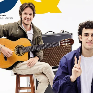 Rubel e Zeca Veloso - capa GQ de novembro