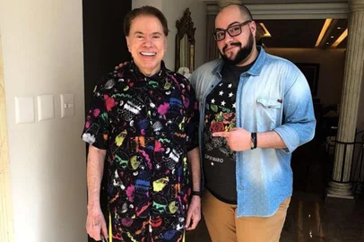 Silvio Santos e Tiago Abravanel