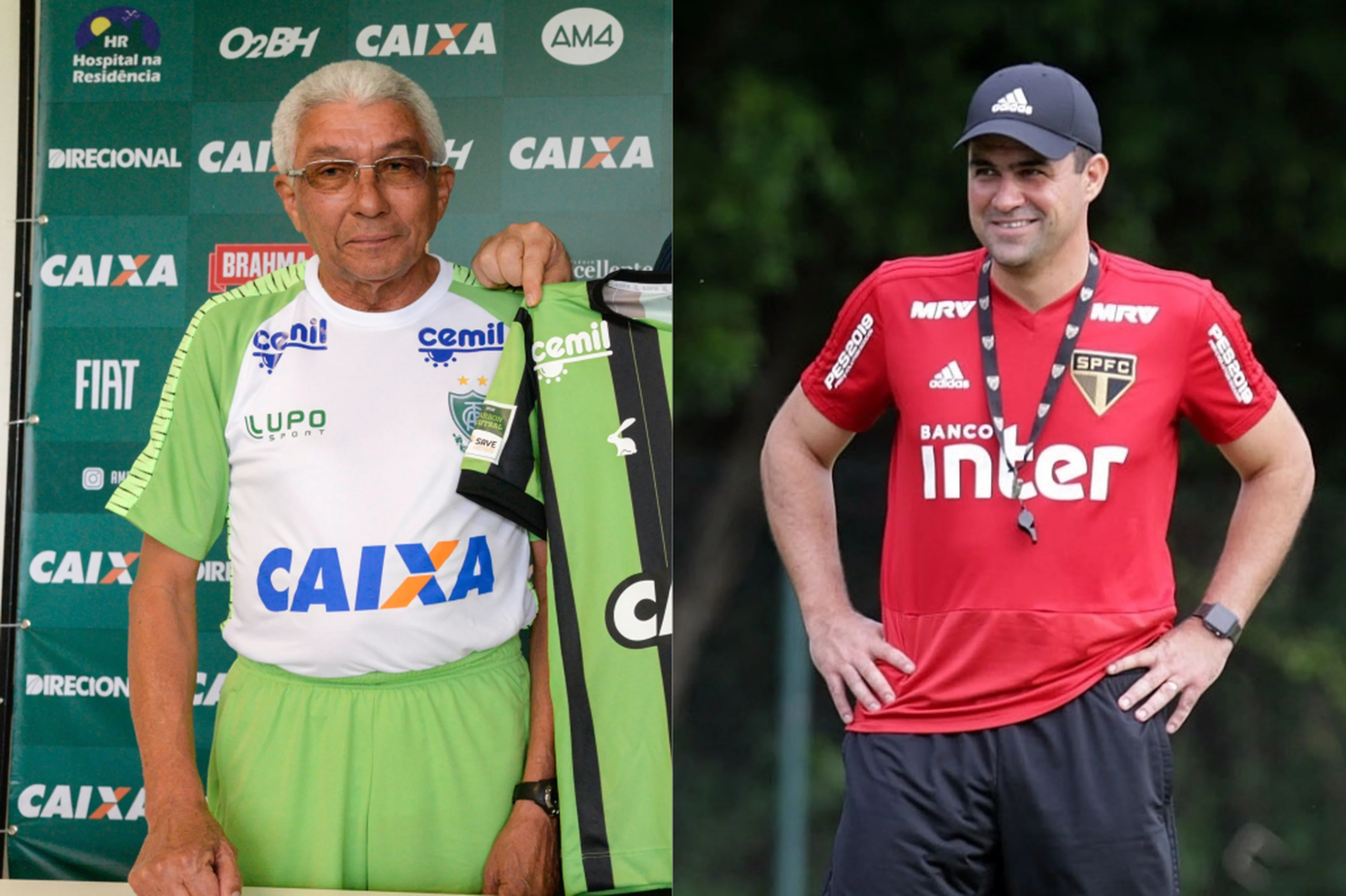 Montagem sobre fotos de Mourão Panda, América-MG e Nilton Fukuda, Estadão Conteúdo/    