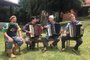 Grupo de música nativista os serranos em Gravação do Galpão Crioulo no sítio dos irmãos Edson e Everton em Bom Jesus 