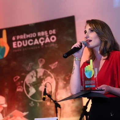  PORTO ALEGRE, RS, BRASIL, 14/11/2018 - Prêmio RBS de Educação, iniciativa da Fundação Maurício Sirotsky Sobrinho. Na foto: Maura Coradin Pandolfo, professora responsável pelo projeto Bem-vindo ao Mundo do Pequeno Príncipe, na escola Avaec Unidades Educacionais, em Veranópolis.(FOTOGRAFO: CARLOS MACEDO / AGENCIA RBS)