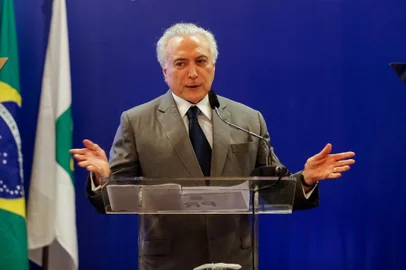 (BrasÃ­lia - DF, 19/11/2018)Palavras do Presidente da República, Michel Temer.Foto: Cesar Itiberê/PR