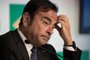 (FILES) This file photo taken on January 4, 2016 shows chairman, president and CEO of Nissan Motor, Carlos Ghosn, gesturing during a press conference at the companys Brazilian headquarters in downtown Rio de Janeiro. - Nissan chairman Carlos Ghosn was arrested in Tokyo on November 19, 2018 for financial misconduct, public broadcaster NHK and other Japanese media outlets reported. (Photo by VANDERLEI ALMEIDA / AFP)