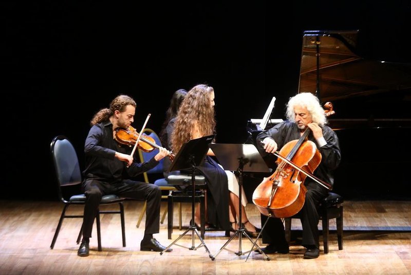  PORTO ALEGRE, RS, BRASIL, 20/11/2018: Concerto do violoncelista Mischa Maisky. (CAMILA DOMINGUES/AGÊNCIA RBS)