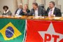 Fernando Haddad participa de reunião com as bancadas do PT na Câmara e no Senado na tarde desta quarta-feira (21/11) em Brasília. Fotos: Ricardo Stuckert