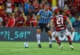 Grêmio pareceu cansado contra o Flamengo