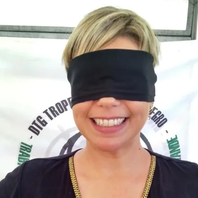 Isabel Ferrari prepara matéria do Desafio Farroupilha para o Fantástico.