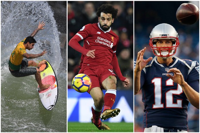 Montagem sobre fotos / WSL e AFP