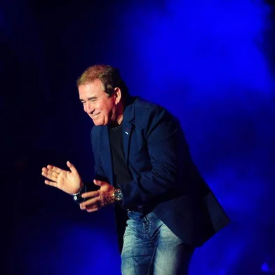  CAXIAS DO SUL, RS, BRASIL, 02/03/2014. 30ª Festa Nacional da Uva, Festa da uva 2014. Showl com o cantor romântico Amado Batista no Espaço Multicultural dos Pavilhões da Festa da Uva. Segundo estimativa d Brigada Militar, o show teve cerca de 32 mil pessoas.