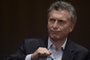  Argentinas president elect Mauricio Macri gestures during a press conference in Buenos Aires on November 23, 2015 the day after winning the run-off election against the ruling Frente para la Victoria party candidate Daniel Scioli. Macri, a former football executive expected to be Argentinas most economically liberal leader since the 1990s, promised a marvelous new era for his country, beleaguered by years of economic instability.       AFP PHOTO / JUAN MABROMATA / AFP / JUAN MABROMATAEditoria: POLLocal: Buenos AiresIndexador: JUAN MABROMATASecao: national electionsFonte: AFPFotógrafo: STF