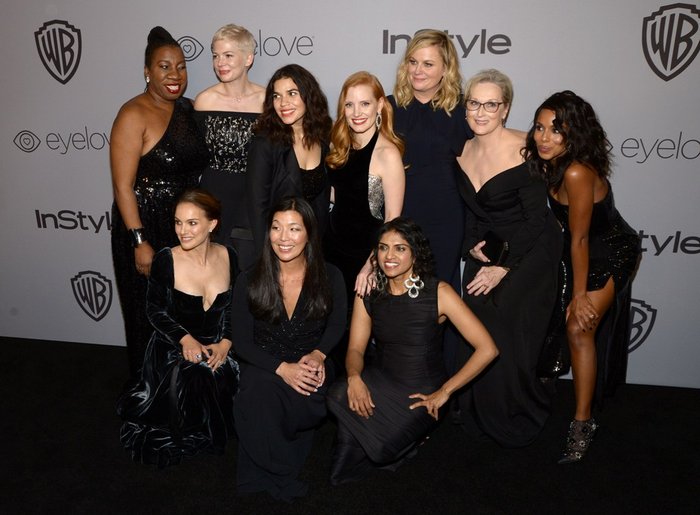 Entenda por que as atrizes vestiram preto no Globo de Ouro | Donna