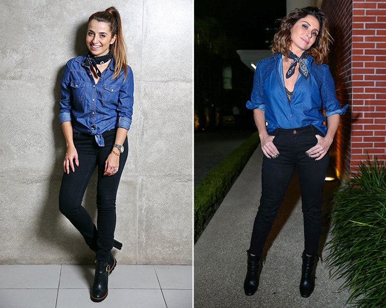 calça verde militar com camisa jeans