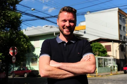  CAXIAS DO SUL, RS, BRASIL. 05/12/2018Mauricio Marcon, suplente de deputado federal pelo partido Novo. ( Antonio Valiente/Agência RBS)