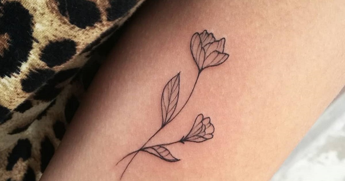 Tatuagens de flores: veja 10 desenhos com traços delicados para você se ...