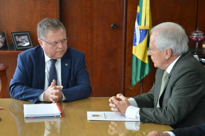 Encontro do ministro da Agricultura, Blairo Maggi, com o vice-governador, José Paulo Cairoli
