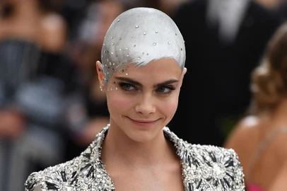 Cara Delevingne no Met Gala 2017 | Foto: Angela Weiss, AFPANGELA WEISS  AFPImportação Do