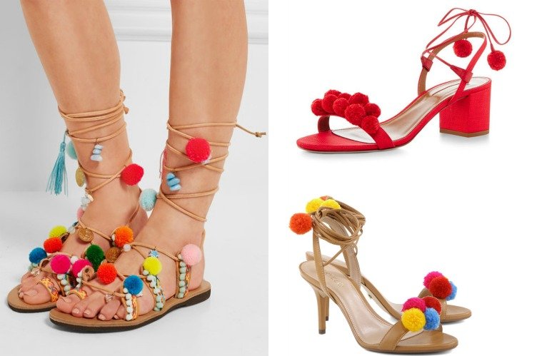 Karen Bachini | E aí, Beleza? » Arquivos » DIY: Como fazer sua própria  sandália de pompons?
