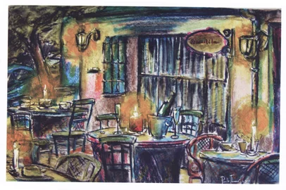 Aquarela pintada por Paulo Thomé reproduz ambiente do DometilaImportação Donnahttp://re