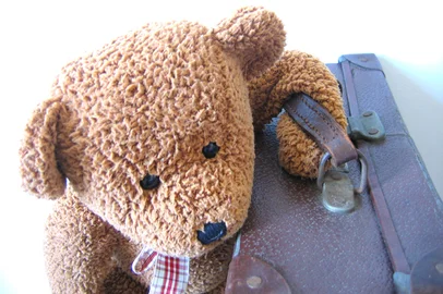 IMAGEM 1 - Urso de pelúcia com mala de viagemImportação Donnahttp://revistadonna.clicrbs