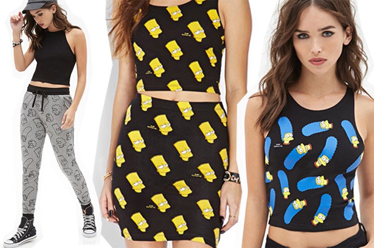 moletom simpsons forever 21