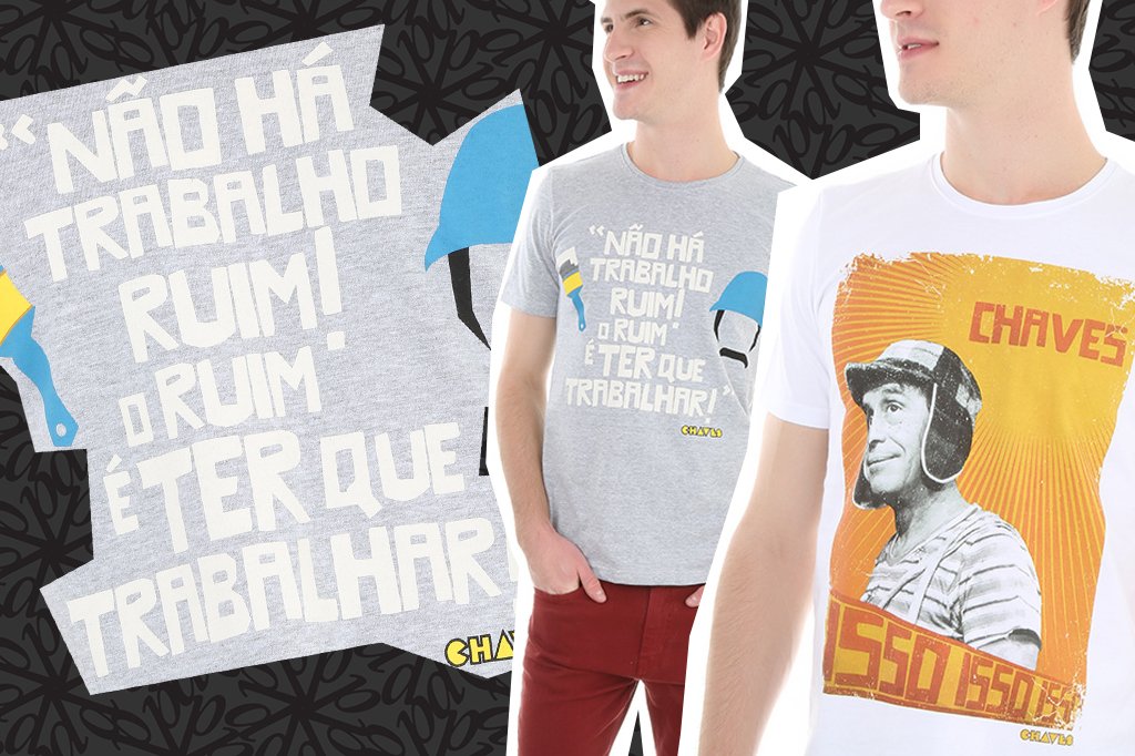 camiseta chaves c&a