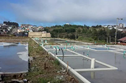 Obra para construção de creche no bairro Monte Pasqual, em Farroupilha
