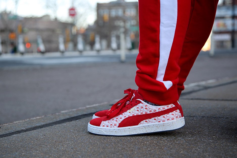 Os niveis de fofura foram atualizados com a nova parceria da Puma com a Hello Kitty Donna