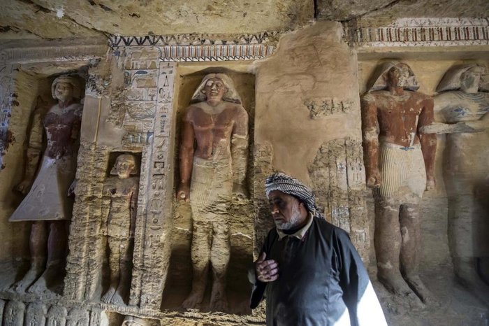 Resultado de imagem para saqqara Khaled Desouki/AFP