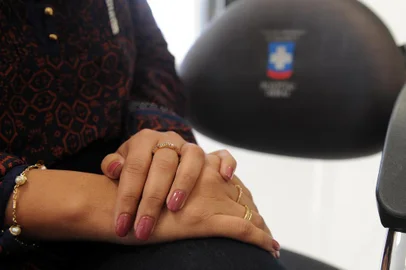  CAXIAS DO SUL, RS, BRASIL 14/12/2018Primeira paciente a ser beneficiada com exames de avaliação oncogenética em Caxias do Sul, pelo Hospital Geral. (Felipe Nyland/Agência RBS)