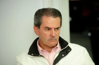 CAXIAS DO SUL, RS, BRASIL, 28/09/2017. O jornalista e político Jairo Jorge da Silva (PDT) é pré-candidato a Governador do Estado do Rio Grande do Sul nas próximas eleições. Ele visitou o Pioneiro, juntamente com uma comissão que inclui o ex-prefeito Alceu Barbosa Velho (na foto) e o vereador Rafael Pereira, e foi entrevistado pelos jornalistas Andreia Fontana, Ciro Fabres, Rosilene Pozza e André Tajes. (Diogo Sallaberry/Agência RBS)