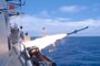Lançamento do míssil Mansup pela Marinha do Brasil