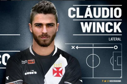 Lateral do Vasco Cláudio Winck