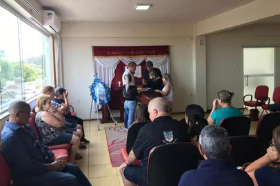 Velório de Paulo Junior da Costa, em Guaíba. Jovem de 22 anos era motorista de Uber e foi encontrado morto em SC após desaparecimento.