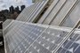  Fotógrafo; Tadeu Vilani - Porto Alegre-RS Data: 15.01.2013Energia Solar.em primeiro plano os módulos fotovoltaicos e em segundo plano as placas solares.Indexador:                                 