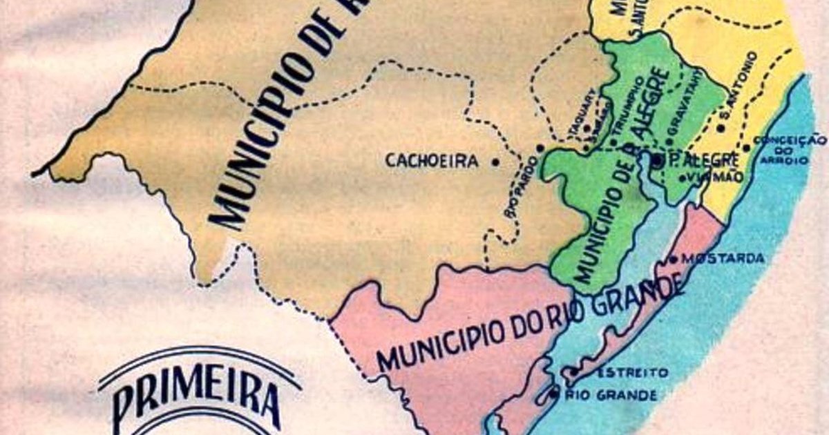De Quatro Municipios Para 497 Veja A Evolucao Do Mapa Do Rs Desde 1809 Gzh