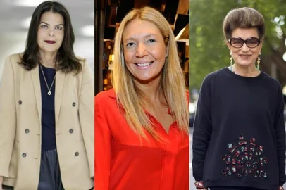 Da esquerda para a direita: Daniela Falcão, Donata Meireles e Costanza Pascolato - Fotos: