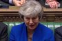  A video grab from footage broadcast by the UK Parliaments Parliamentary Recording Unit (PRU) shows Britains Prime Minister Theresa May listen as opposition Labours deputy leader Tom Watson speaks during a debate on a motion of no confidence, in the House of Commons in London on January 16, 2019. - Prime Minister Theresa May was expected to win a confidence vote on Wednesday despite a crushing defeat over her Brexit deal that triggered warnings of a chaotic no-deal divorce. (Photo by HO / PRU / AFP) / RESTRICTED TO EDITORIAL USE - MANDATORY CREDIT  AFP PHOTO / PRU  - NO USE FOR ENTERTAINMENT, SATIRICAL, MARKETING OR ADVERTISING CAMPAIGNSEditoria: POLLocal: LondonIndexador: HOSecao: governmentFonte: PRUFotógrafo: STR