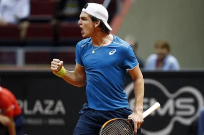  SÃ£o Paulo-SP - 26/02/2018 - BRASIL OPEN 2018 - 1Âº dia de jogos - Carlos Berlocq x Thiago Seyboth Wild