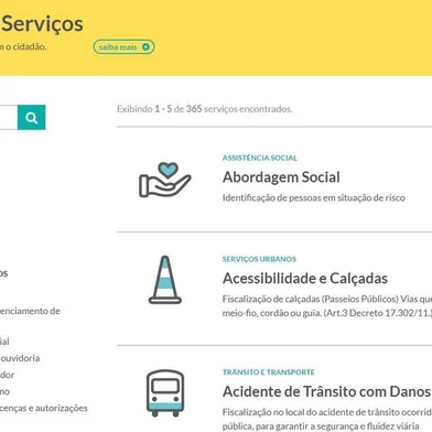 De acessibilidade à alimentação nas escolas, passando por capina, limpeza de valetas e iluminação, os serviços públicos de Porto Alegre podem ser avaliados pelos moradores em uma nova ferramenta digital. O link para o cidadão dar sua contribuição é prefeitura.poa.br/carta-de-servicos _ está disponível também na página principal do site da prefeitura.