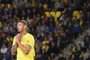 (FILES) This file photo taken on August 25, 2018  shows Nantes Argentinian forward Emiliano Sala at La Beaujoire stadium in Nantes, western France, on August 25, 2018. - Cardiff striker Emiliano Sala was on board of a missing plane that vanished from radar off Alderney in the Channel Islands according to  French police sources on January 22, 2019. (Photo by SEBASTIEN SALOM GOMIS / AFP)