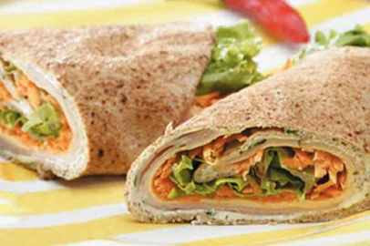 blog água na boca; wrap saboroso