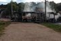 PORTO ALEGRE, RS, BRASIL - 28/01/2019 - Ônibus queimado na Vila dos Sargentos.