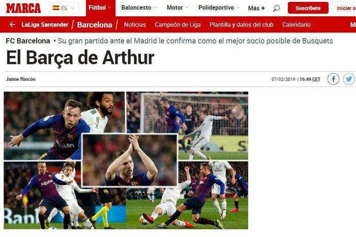 Valverde, do Real Madrid, cita brasileiro como exemplo em parar Messi