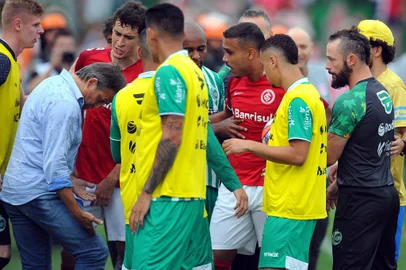  CAXIAS DO SUL, RS, BRASIL 10/02/2019Juventude x Internacional. Jogo realizado no estádio Alfredo Jaconi em Caxias do Sul. Partida válida pelo Gauchão 2019. (Felipe Nyland/Agência RBS)