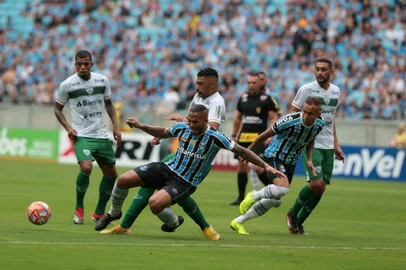  PORTO ALEGRE, RS, BRASIL - 10/02/2019 - Grêmio recebe o Avenida na Arena do Grêmio pela sexta rodada do Gauchão 2019.