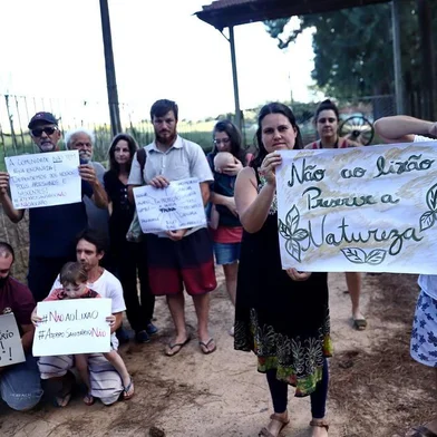  VIAMÃO, RS, BRASIL, 04-02-2019: Um aterro sanitário deve ser instalado na fazenda Montes Verdes, em Viamão. Moradores dos arredores são contra e criaram uma comissão. Bem em frente também há uma escola. O caso está no Ministério Público Federal. (CARLOS MACEDO/ AGÊNCIA RBS)