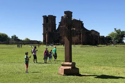 Sítio Arqueológico - Ruínas de São Miguel das Missões, em São Miguel das Missões (RS).