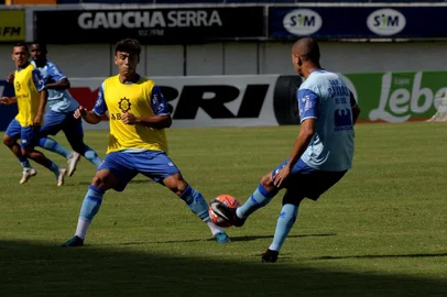  CAXIAS DO SUL, RS, BRASIL, 06/02/2019SER Caxias, novo jogador apresentado esta tarde, Ruan. (Lucas Amorelli/Agência RBS)