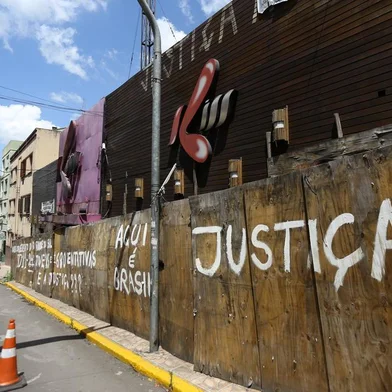  Fachada da Boate Kiss (rua dos Andradas) 26 de novembro de 2014, (foto Ronald Mendes/AGÊNCIA RBS)