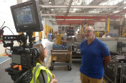 Bastidores das gravações do especial Festeggiare, que celebra os 50 anos da RBS TV